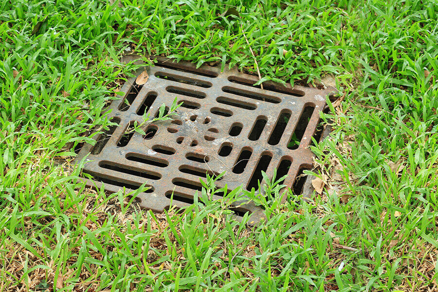 garden drainage system kent