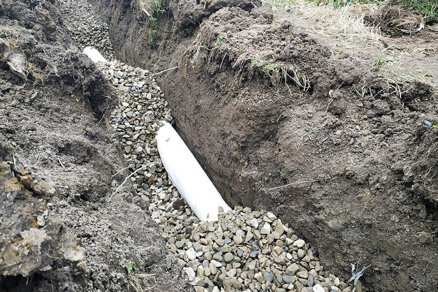 blocked garden drain kent